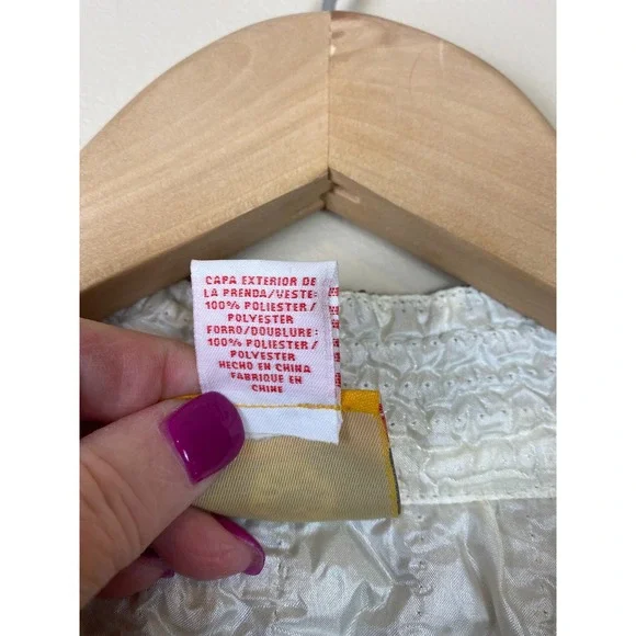 RUBY RD Crinkle Quilted Zip-Up Lightweight Jacket Size 1X Black/Tan Print - Picture 6 of 7